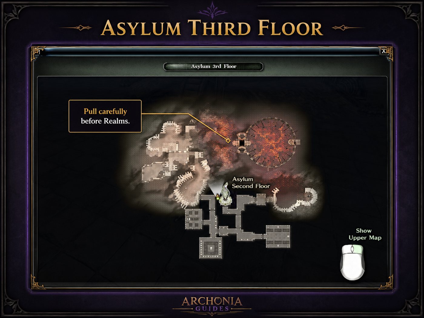 Levels 67 to 70: Asylum Third Floor